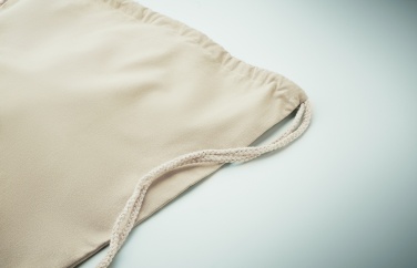 Logo trade promotional merchandise picture of: Recycled cotton drawstring bag